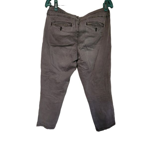 CHINO By Anthropologie Cropped Slim Cotton Blend Pants Size 28 - Picture 6 of 7